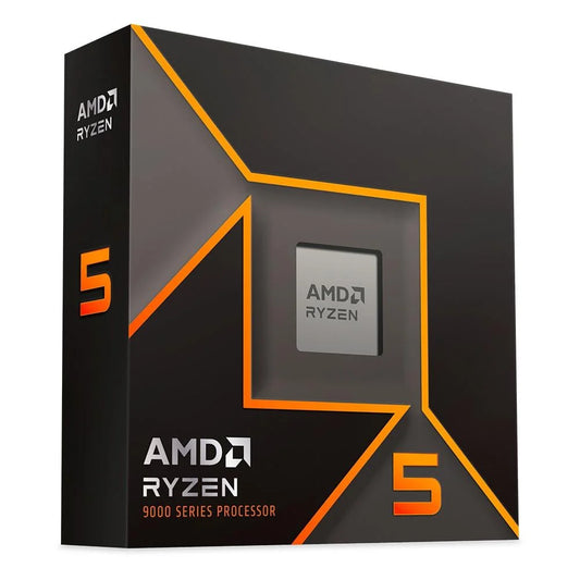 Processador AMD Ryzen 5 9600X, 3.9 GHz (5.4 GHz), Cache 32 MB, 6 Núcleos, 12 Threads, AM5 - 100-100001405WOF